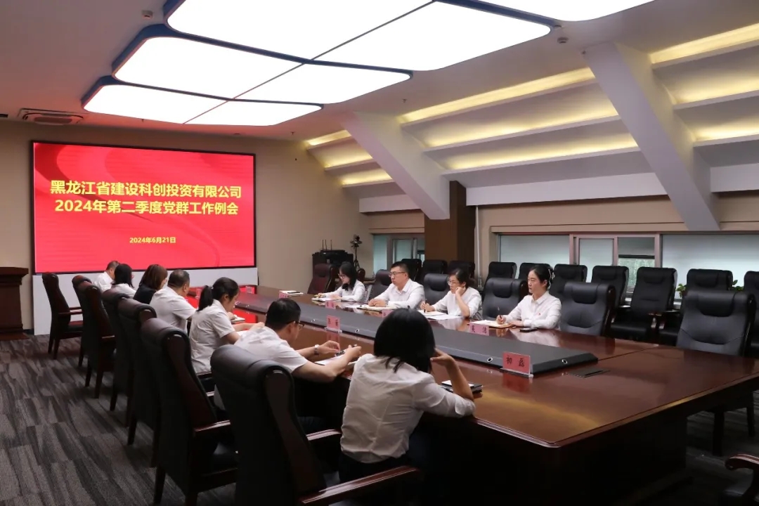 科创公司党委召开2024年第二季度党群工作例会